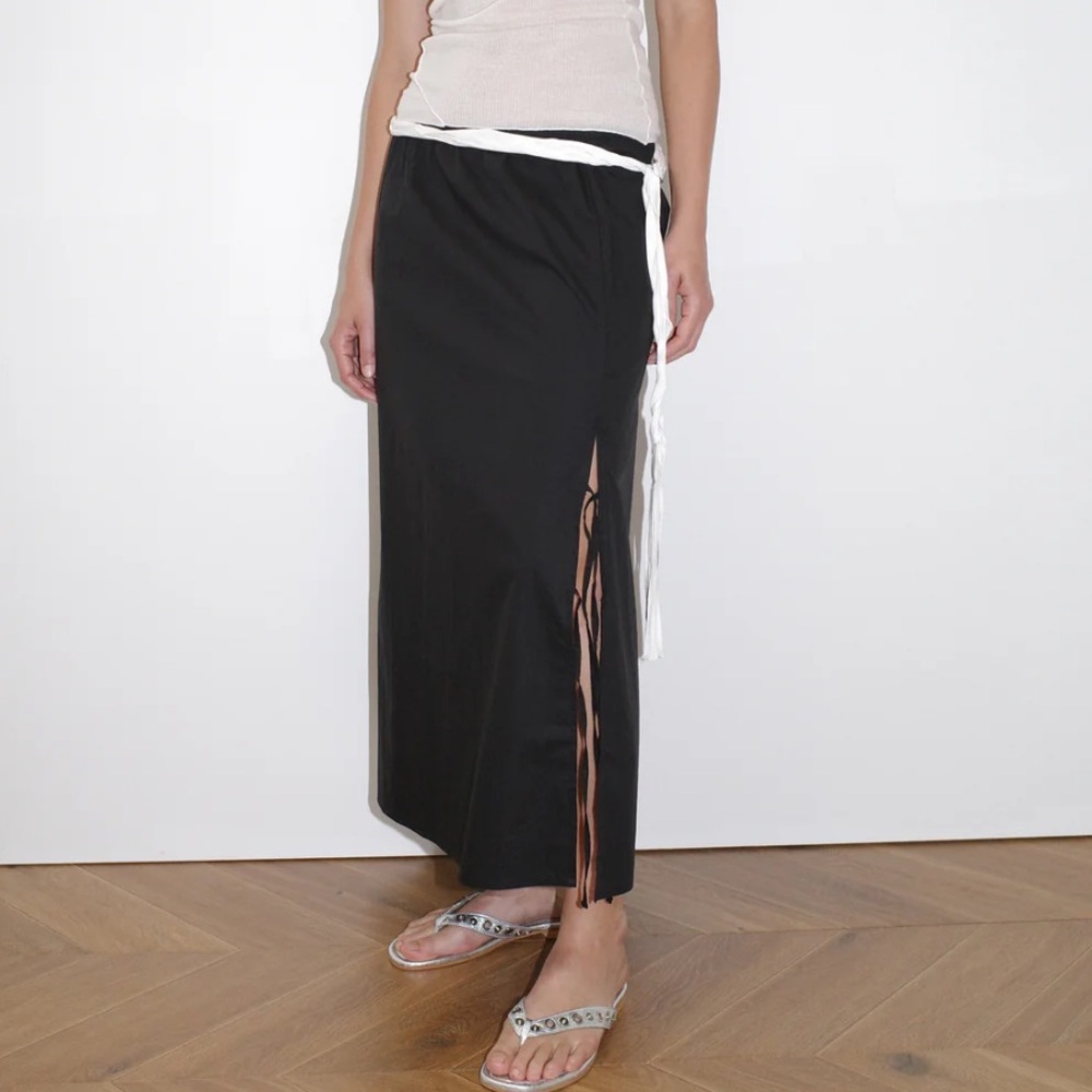 Deiji Studios Split Tie Skirt
